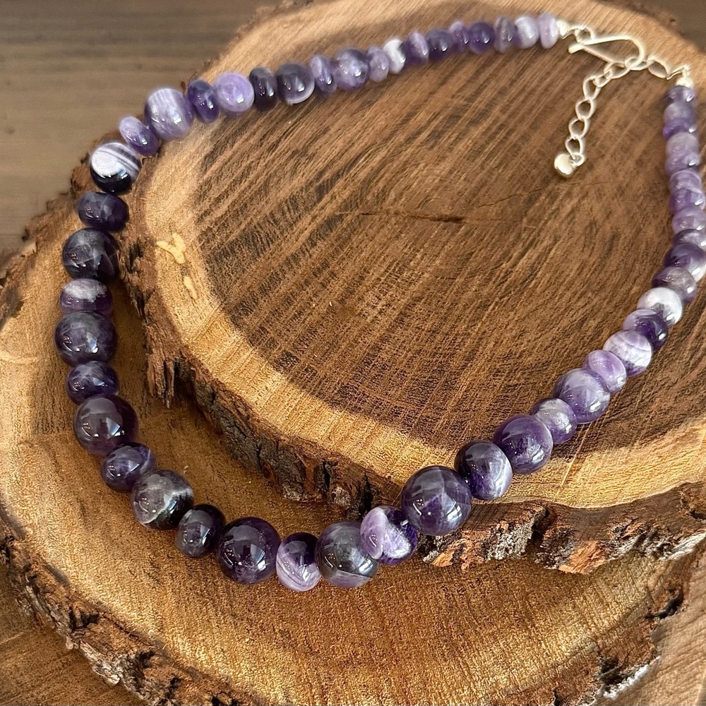 Jay King Graduated Amethyst Bead and Sterling Silver Necklace - Picture 9 of 13